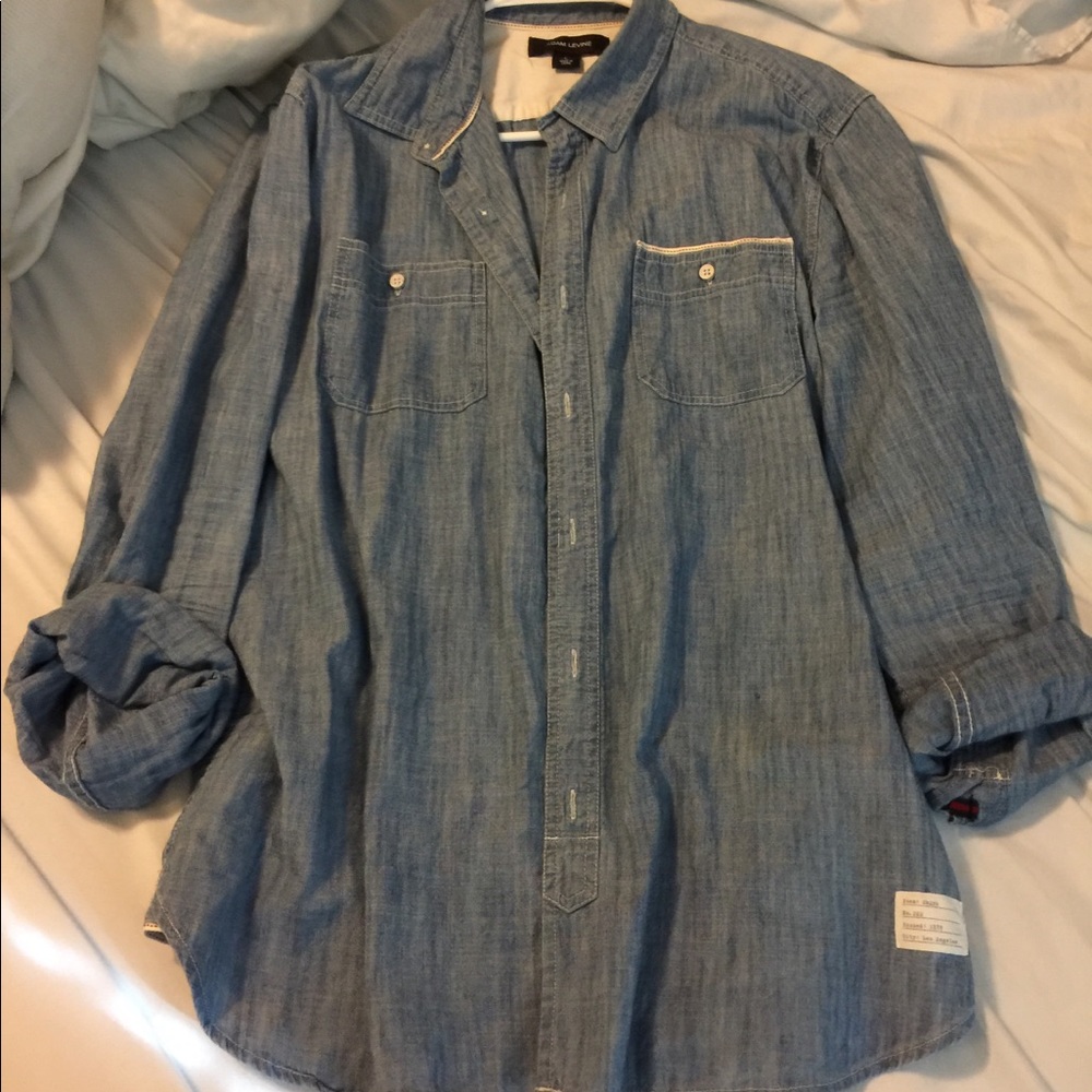 Denim button up